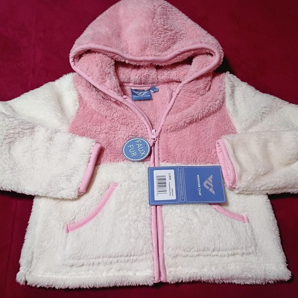Weather club  Pink and Cream Jacket